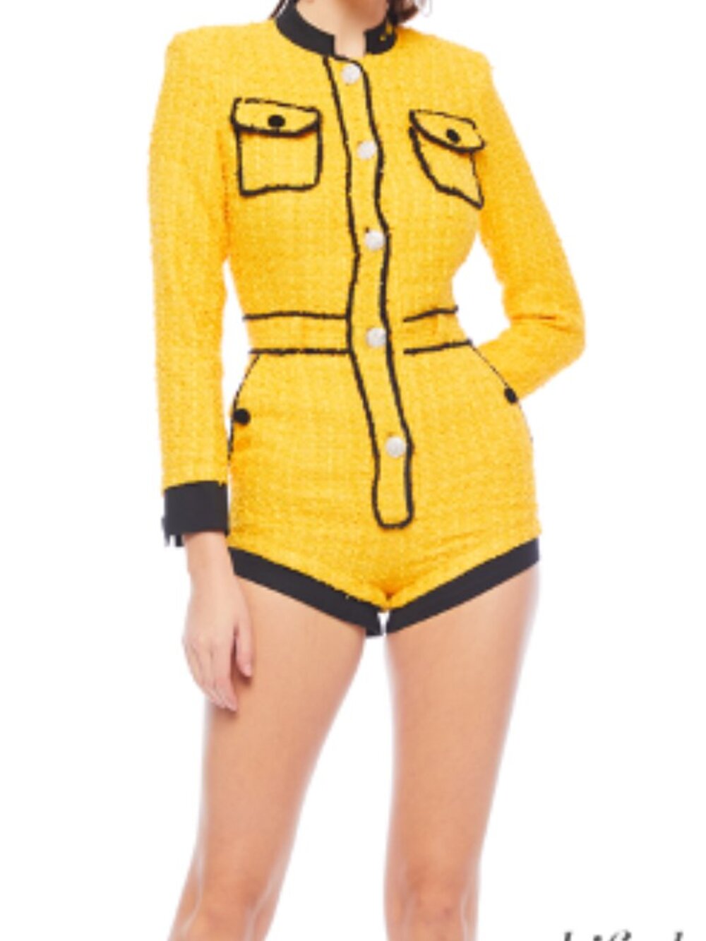 Nana Jacqueline Ivy League Jumpsuit, Size: L, Color: Yellow